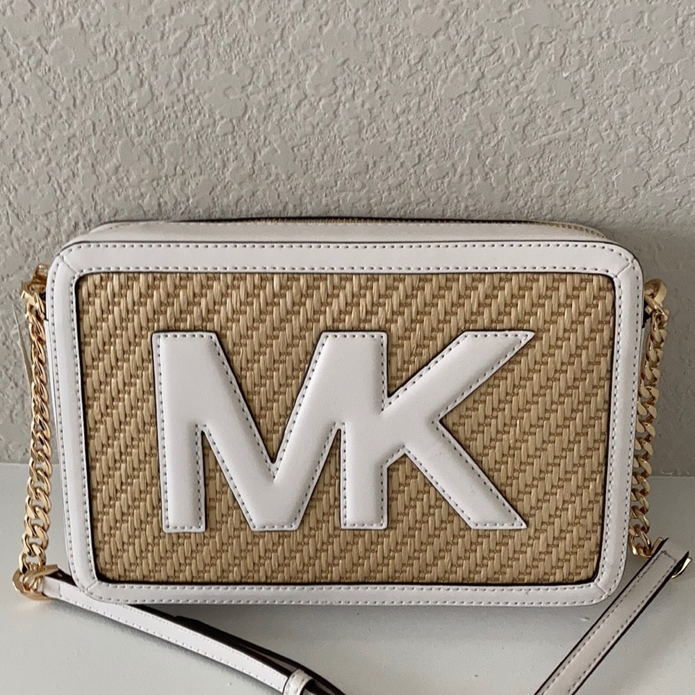 Michael Kors Straw Python Capsule Crossbody